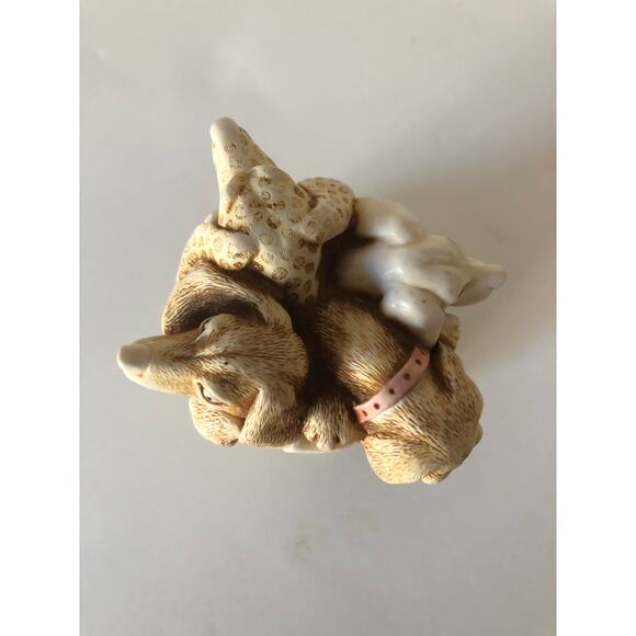 Harmony Kingdom Nic Nac Paddy Whack 4 Dogs in Dust Bin UKMade BoxFigurine NO BOX - Picture 10 of 12